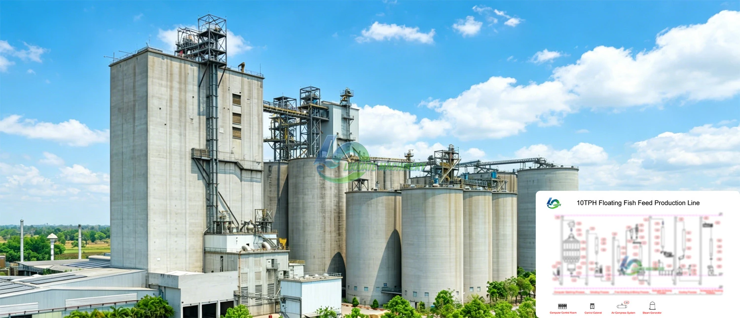 L&iacute;nea de alimentaci&oacute;n acu&aacute;tica de 5-10 TPH