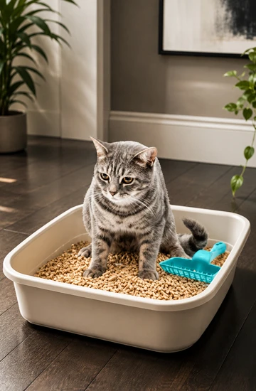 Soluci&oacute;n de pellets de arena para gatos