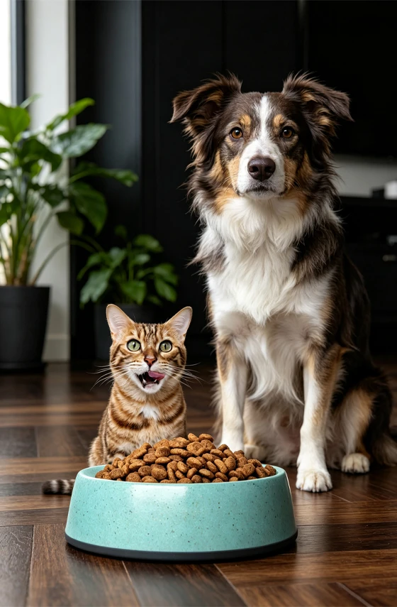 Soluci&oacute;n de pellets de alimento para mascotas